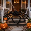 Giant Plush Spider for Halloween Decorating – Bendable Legs &