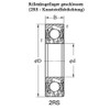 SKF 6306 2RS Deep Groove Ball Bearing (Pack of 4)