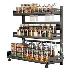 Organizador Cocina Especieros Estante Almacenar Refrigerador