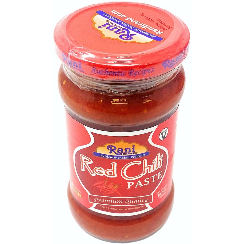 Rani Red Chilli Cooking Paste 10.58oz (300g) Glass Jar ~