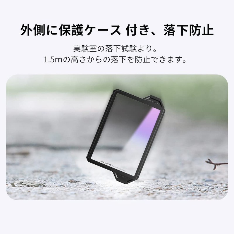 K&F CONCEPT Square Filter Protective Case 100x150mm Drop Proof, Convenient