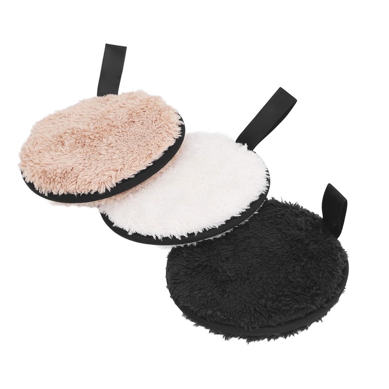 Makeup Remover Puff 3 Colors Purifies Skin Pore Cleansing Exfoliation