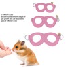 Hamster Harness Set, 3 Sizes Comfortable Hamster Harness and Leash