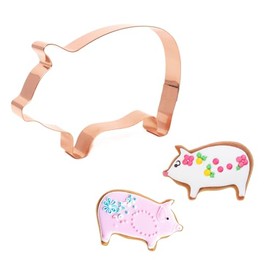 Pig Cookie Cutter 5.25 Inch Handcrafted by The Fussy Pup