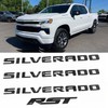 Set of 4pack OEM Silverado Plus RST Emblem 3D Badges