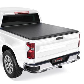 XTWEEX Soft Roll Up Truck Bed Tonneau Cover Fits 6.5 FT for 1999-2006 Chevy Silverado/GMC Sierra 1500 2500 3500 HD (07 Classic Body) 1988-2002 Chevy GMC C/K Fleetside 6.5 FT (79") Bed