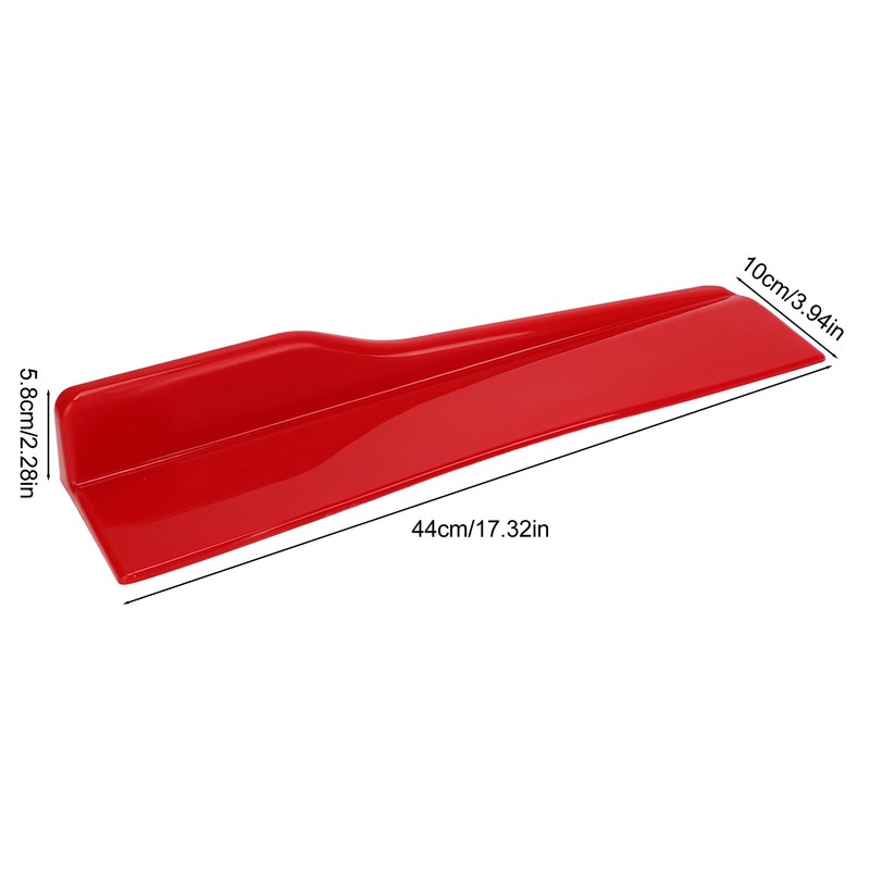 2pcs Car Side Skirt Anti Scratch Universal Winglets Diffuser Splitter
