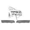 Van Wezel 5839587 Trim Strip Left of Bumpers from