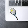 Medium 100mm 'Tennis Racket & Ball ' Permanent Sticker Decal