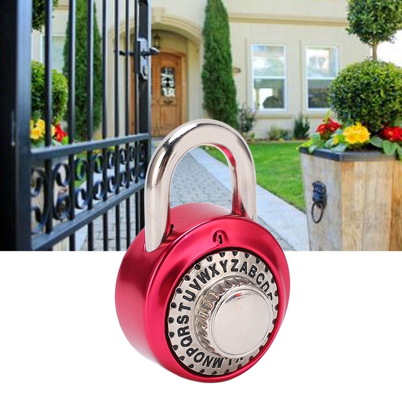 ZP‑1 Dial Combination Lock Anti Theft Password Padlock Safe Locker