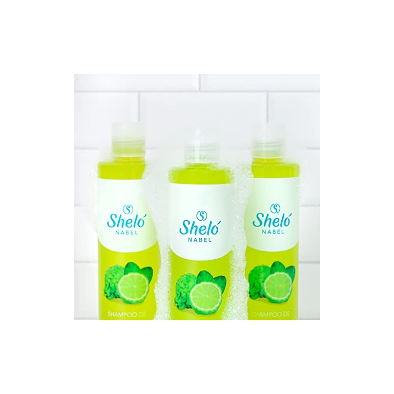 Sheló NABEL Shampoo de Bergamota 530 ml para Cabello Graso