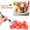 Unbranded Watermelon Slicer Cutter 2-in-1 Fork Stainless Steel Fruit Cutting