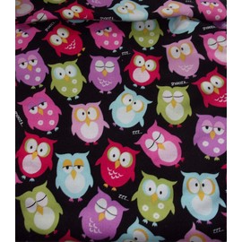 Microwave Potato Bag Cooker Snoozie Owl Baked Potato Bag, All Cotton, Handmade, Kitchen Utensil