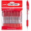 Cello Ballpoint Red Pen, Pack of 12 Ballpoint Pens, Smooth