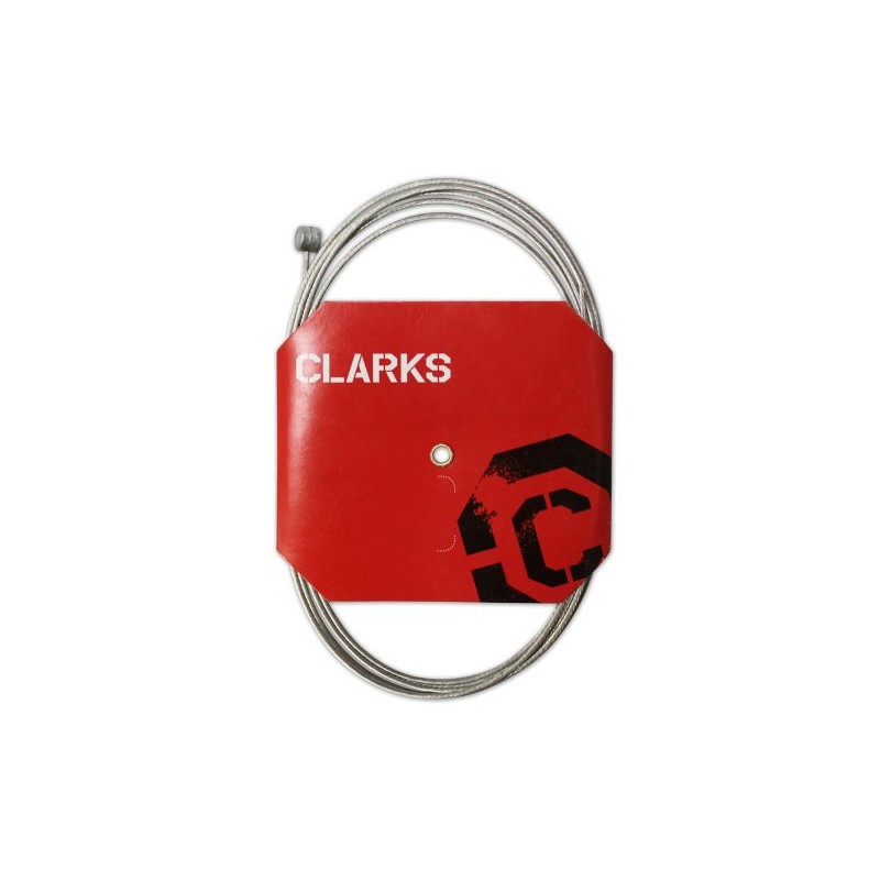 Clarks Mountain Bike Brake Wire - Silver/Red, 200 cm