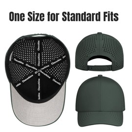 Chaseshine Performance Snapback Hats for Men Women,7 6 Panel Baseball Cap,Golf,Running,Workout
