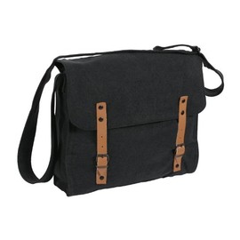 ROTHCO Vintage Black Plain Shoulder Bag
