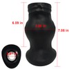 Super Big Hollow Anal Butt Plugs:Hollow Tunnel Liquid Silicone Anal