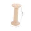iplusmile 6 Pack Quilting Sewing Bobbins Wooden Craft Spools for