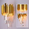 Crystal Wall Sconce Lighting 3 Tiers Crystal Wall Lamp Modern