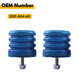 ELSOON SSF-604-40 2Pcs Air Helper Springs Kit Compatible with Toyota Tacoma Tundra FJ Cruiser Lexus LX470 GX460 GX470