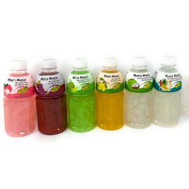 Mogu Mogu Juice with Nata De Coco 6 Pack (Bundle)