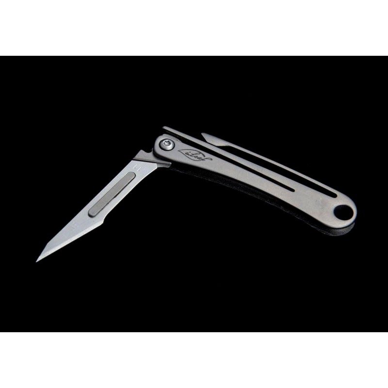 ILEAF Titanium Alloy Daily Mini Pocket Utility Knife with 10