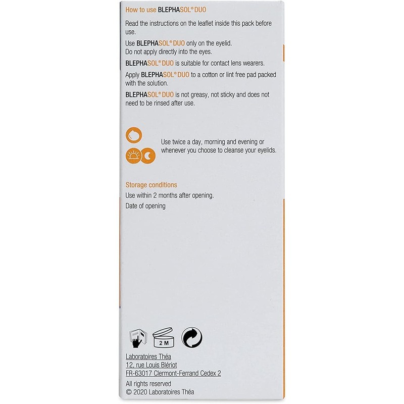 3 x Blephasol Duo 100 ml Micellar Eyelid Cleansing Lotion