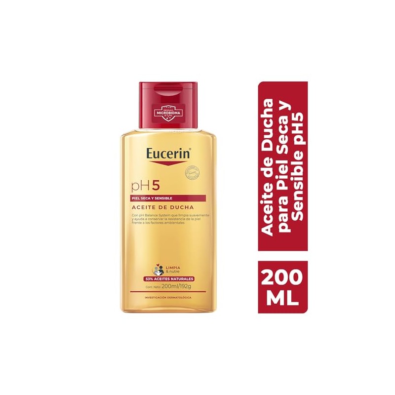 Eucerin Ph5 Aceite De Ducha Para Piel Sensible O Seca,