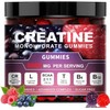 Creatine Monohydrate Gummies, 8000mg Complex, 120 Count, Sugar-Free with BCAA,
