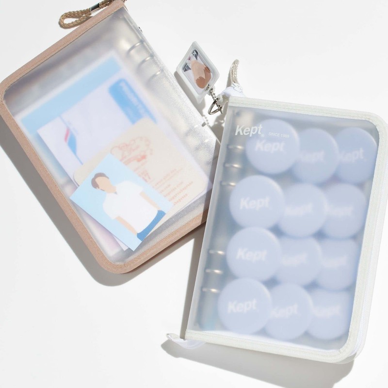 Raymay Fujii KP56DP Binder Kept Multi-Storage File Mesh Pouch Refill