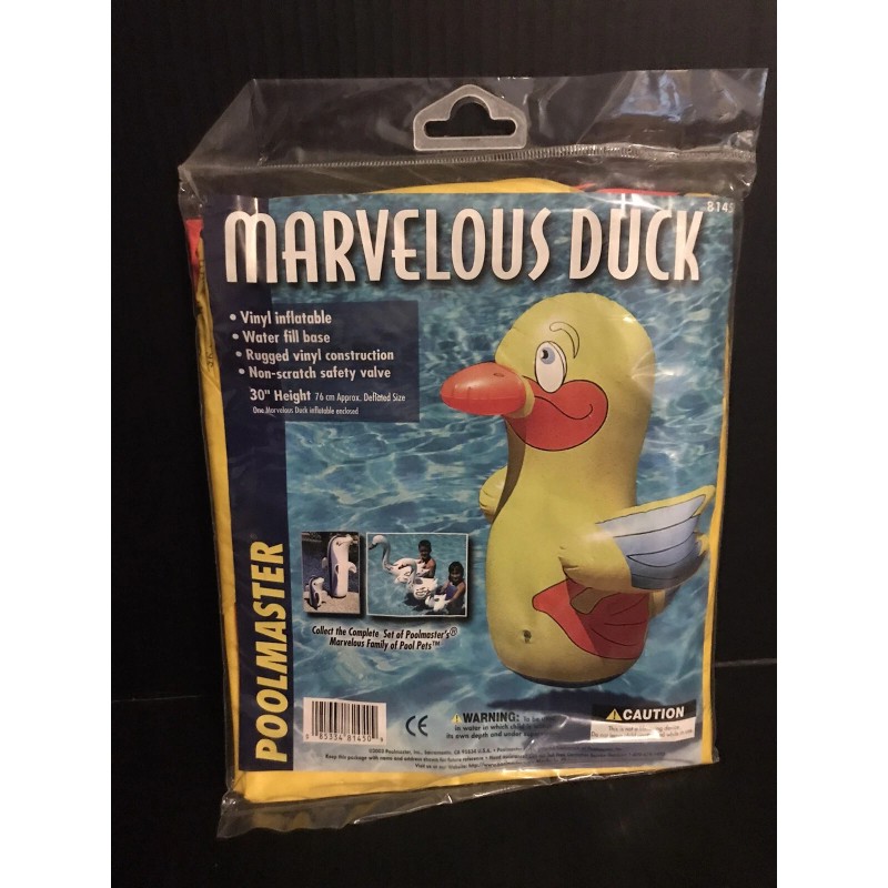 Poolmaster Vintage NEW POOLMASTER Marvelous DUCK Inflatable Pool Float Toy