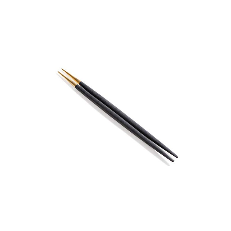 Cutipol GOA Black Gold Chopsticks + Chopsticks Rest Set G029G