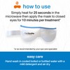 Opti-Soothe Moist Heat Mask - Re-usable Eye Mask For Soothing