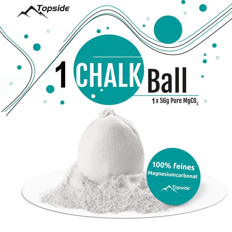 TOPSIDE 1 x 56 g Chalk Ball Chalk Bouldering Chalk