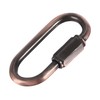 sourcing map Chain Connector, 4mm Thick Quick Link Screw Lock
