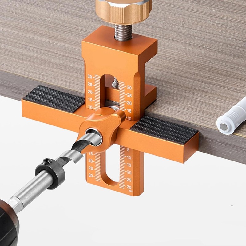 Ssumght Cabinet Door Positioning Tool Set,Cabinet Door Installation Positioner,Adjustable Length