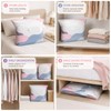 2 PCS No Pump 3D Vacuum Storage Bags, No Pump