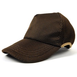 Big Watch Plain Round Mesh Cap, Braun
