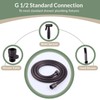 Flexible Shower Hose 59 Inches, APLusee 304 Stainless Steel Shower