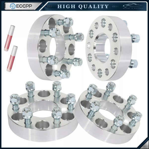 ECCPP 4Pc 1.25" 6x120 Hub Centric Wheel Spacers W/O Lips