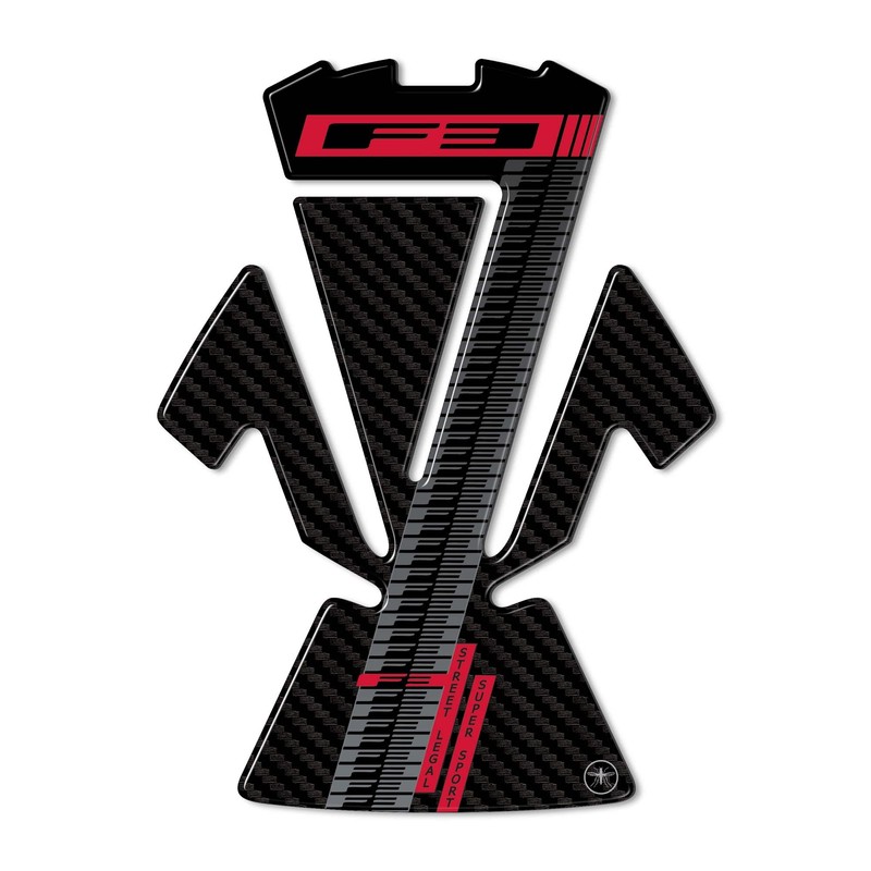 labelbike - 3D Resin Sticker Tank Pad Protector Compatible with