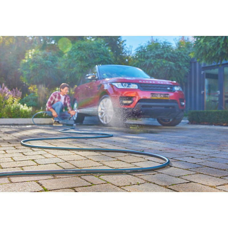GARDENA (20530) 50 Foot 5/8" Heavy-Duty Quick Connect Hose, Heavy-Duty