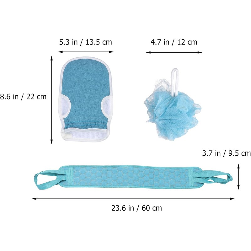 Guantes Exfoliantes de Baño FUOYLOO – Limpieza Profunda Diaria y