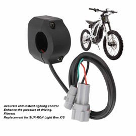 Motorcycle Headlight Switch, Precise Control, Handlebar Headlight Switch, Replacement for SURRON Light Bee X S