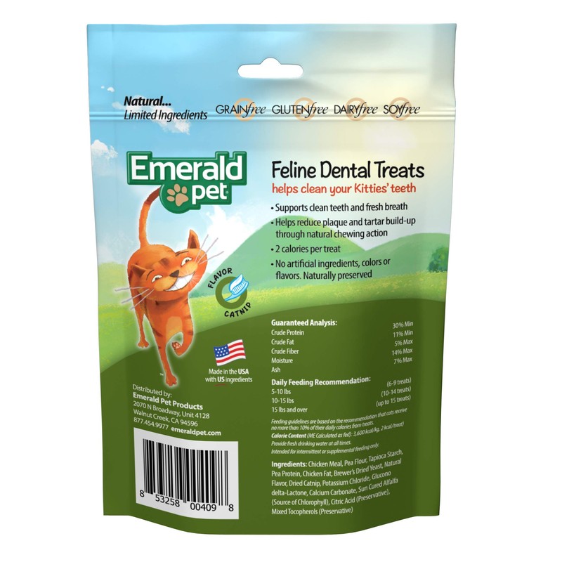 Emerald Pet Natural FELINE Dental Treats