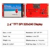 DIANN 2.4" ILI9341 SPI TFT LCD Display Touch Panel 320x240