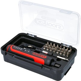 KSTools 515.3600 eMONSTER 1/4 Inch Cordless Bit Rod Screwdriver Set, 27 Pieces
