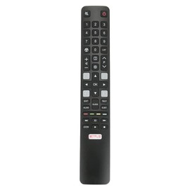 AULCMEET ARC802N YUI1 Remote Control Replacement Suitable for TCL 4K UHD QLED TV 43EP660 50DP660 50EP640 50EP660 50EP680 55DC760 55DP660 32S6800S 40S6800FS U43P 6006 U43P6046 55EC780 55EP640 55EP660