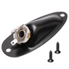 Unxuey 6.35mm Boat Shape Guitar Pickup Output Input Jack Plug